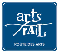 Arts Trail Blue Box Logo W